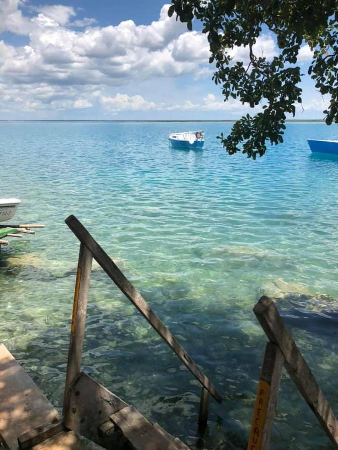 Veleando Ando Cabanas Bacalar Eksteriør bilde